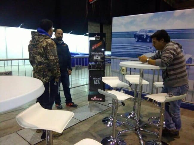 Yupcharge Estaciones de carga en Exposiciones