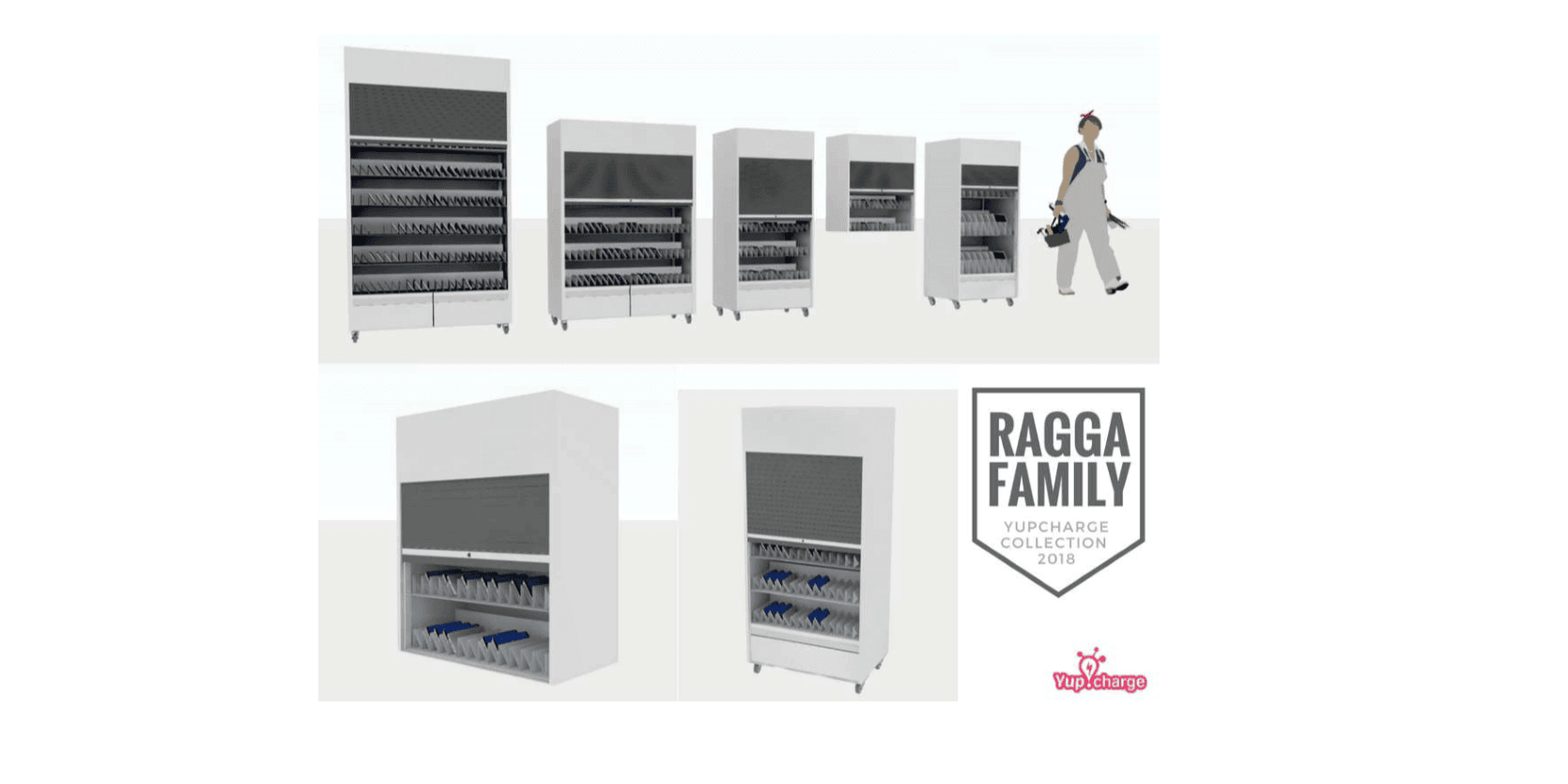 ragga-family El nuevo mobiliario de carga para tu oficina