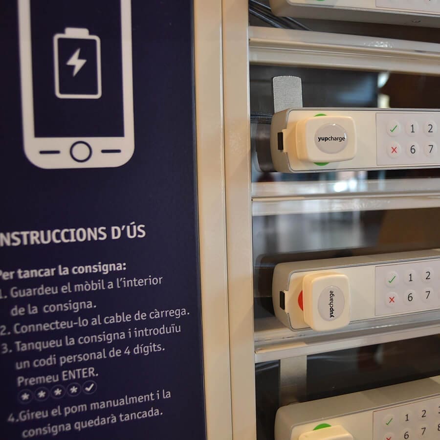 Yupcharge Cargador para móviles Taquilla de carga PopMini BonPreu