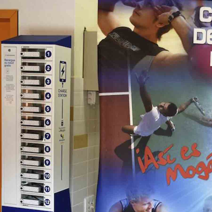 Yupcharge estación de carga Taquilla para móviles-POP ayuntamiento Mogan