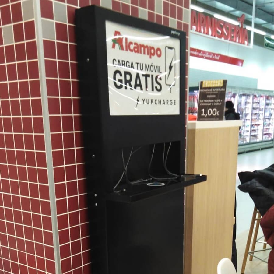 Yupcharge Cargadores para móviles Totem Alcampo (CCFinestrelles)