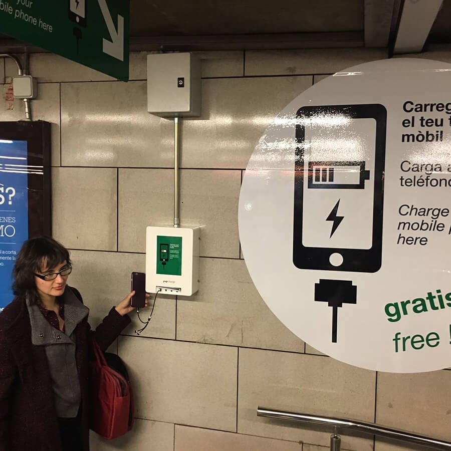 Yupcharge Cargadores para móviles Proyecto a Medida MetroOut