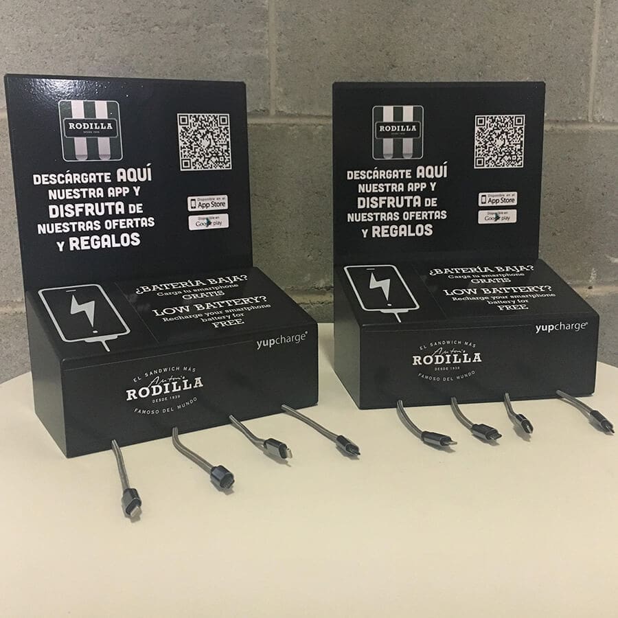 Yupcharge Cargador para móviles Sobremesa Funk Restaurante Rodilla