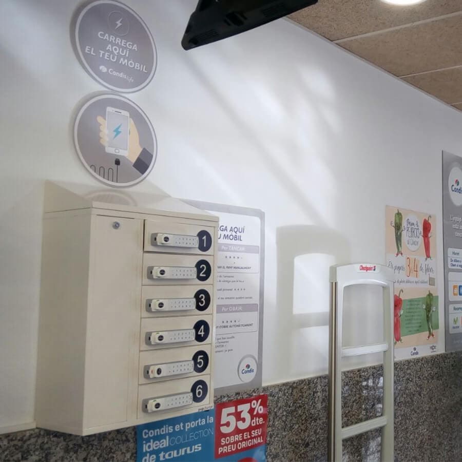 Yupcharge Cargadores para móviles Taquilla de carga PopMini