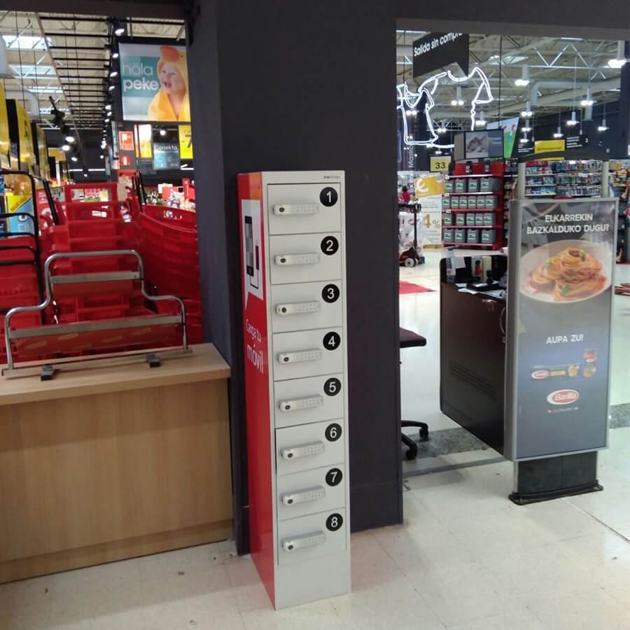 Yupcharge Cargador para móviles Taquilla de carga PopRock Eroski