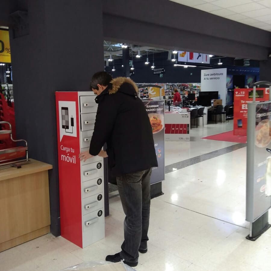 Yupcharge Cargadores para móviles Taquilla de carga PopRock Eroski