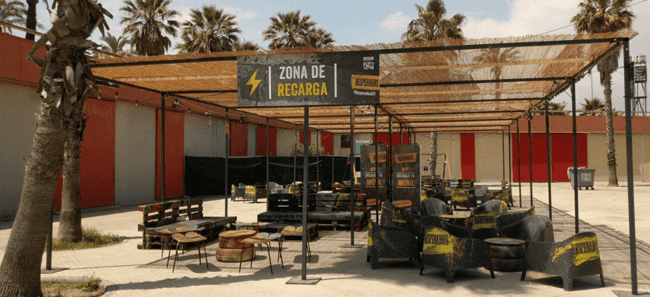 Yupcharge Cargadores para móviles Zona de recarga Desperados Primavera Sound 2018