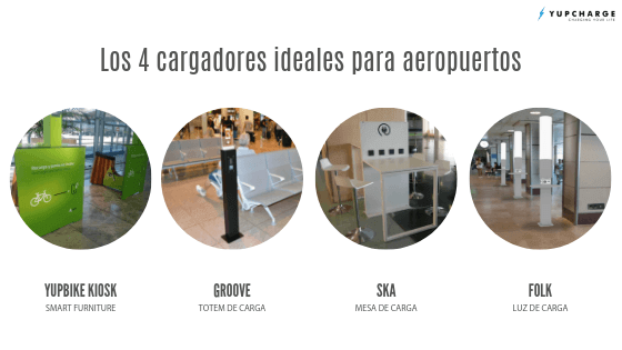 Yupcharge - Los 4 cargadores para móviles ideales para instalar en aeropuertos
