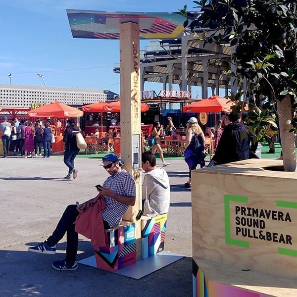 Yupcharge Cargadores para móviles Soleo Solar Festivales PrimaveraSound