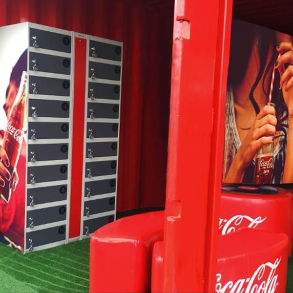 Yupcharge Cargadores para móviles Wall Festivales PrimaveraSound CocaCola