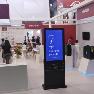 Taquilla-de-carga-Twist-DS-50-Yupcharge-Evento-Linde Alquiler de cargadores para eventos