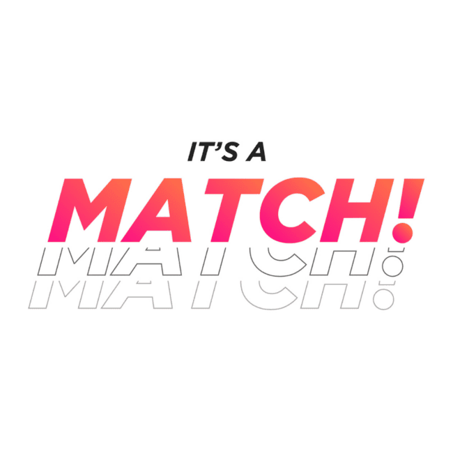 It’s a match! Match YUP Charge