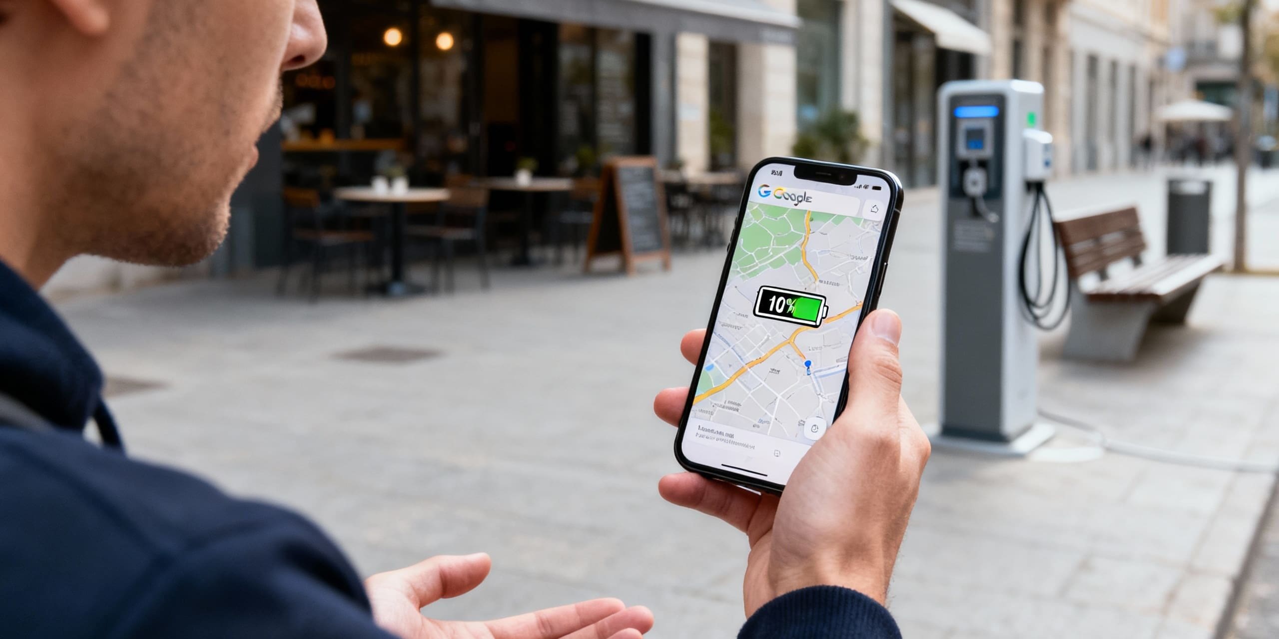 ¿Dónde buscan los usuarios un punto de carga cuando tienen batería baja?